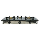 Highly Efficient Tempered Glass Triple Burner Gas Stove with Auto Ignition OMK2224 Olsenmark - Tuzzut.com Qatar Online Shopping
