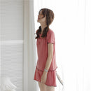 Women's Summer Top Shorts Cool Ice Silk Pajama Homewear-TS110 - Tuzzut.com Qatar Online Shopping