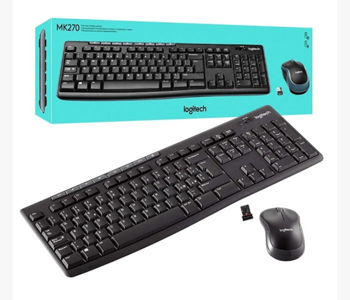 Logitech Wireless Keyboard+Mouse MK270 - Tuzzut.com Qatar Online Shopping