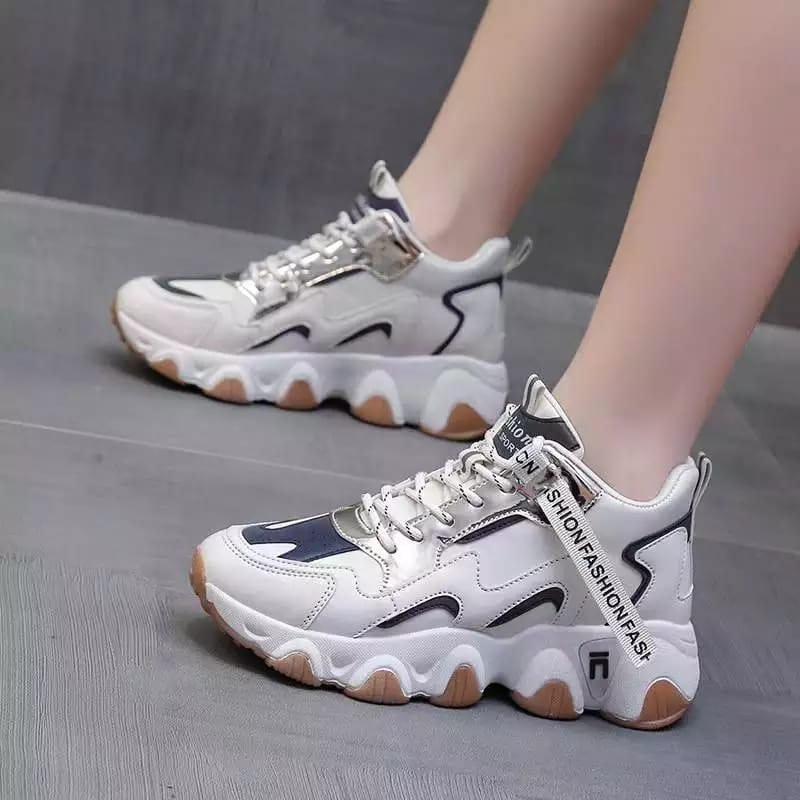 Women's Lace-up Vulcanized Mesh Sneakers Fashion Shoes - 7006 Women's Lace-up Vulcanized Mesh Sneakers Fashion Shoes - 7006