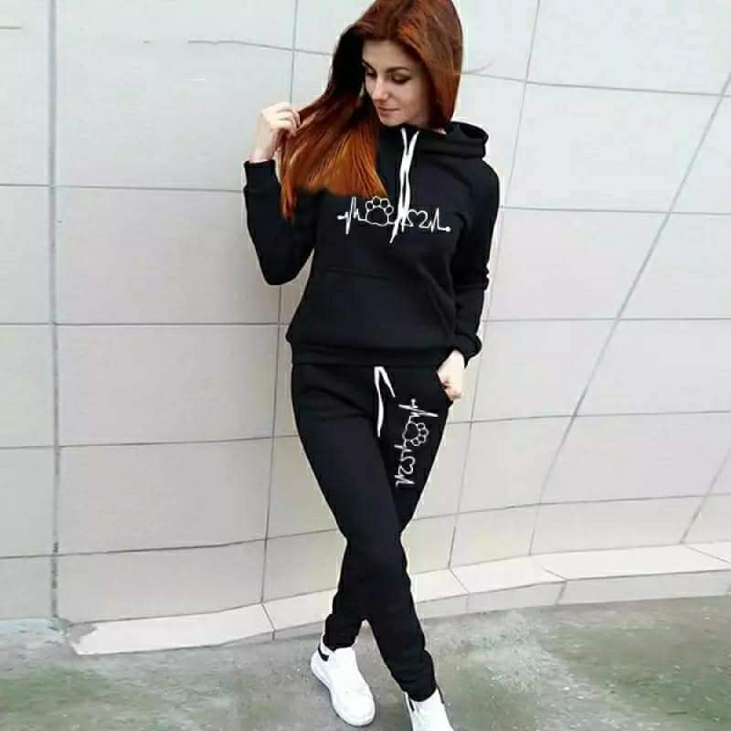 Women's Winter Casual Tracksuit Hoodies Set - TH7005