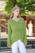 Women's Turkish Pullover Crosscut Sweaters - Tuzzut.com Qatar Online Shopping