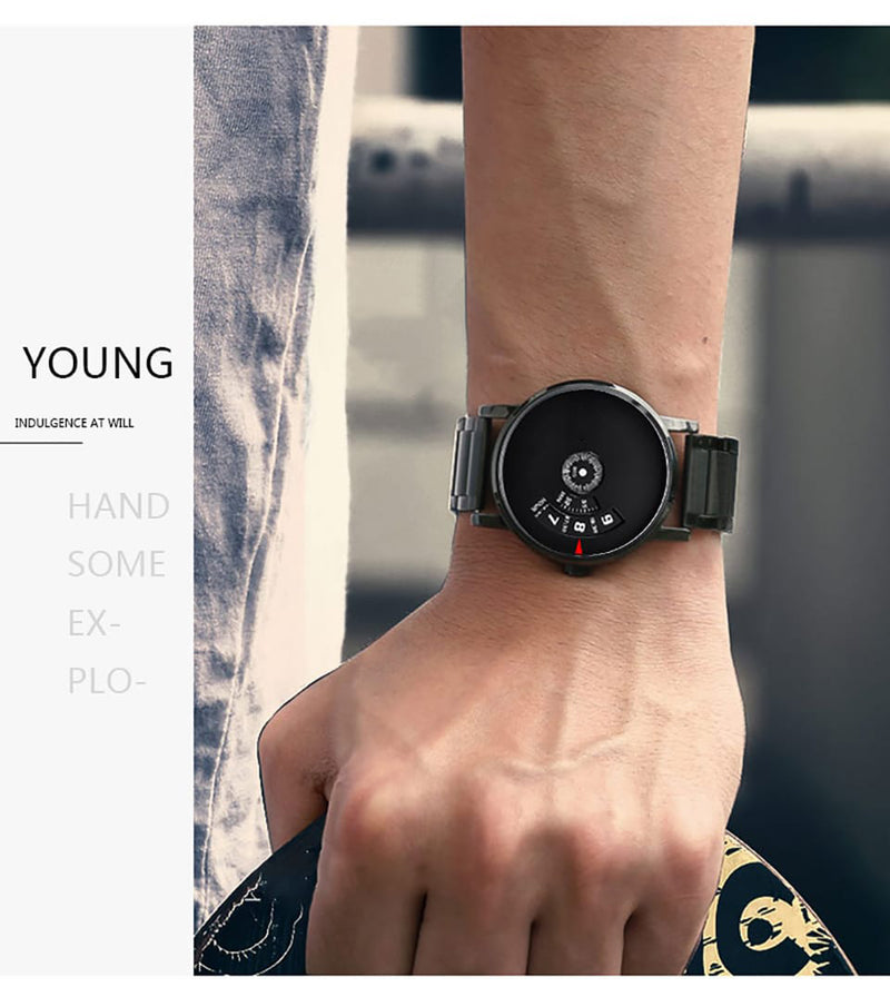 Stylish & Unique Metal Non Pointer Creative Wrist Watches - Tuzzut.com Qatar Online Shopping