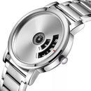 Stylish & Unique Metal Non Pointer Creative Wrist Watches - Tuzzut.com Qatar Online Shopping