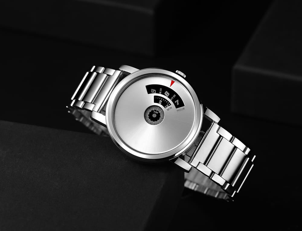 Stylish & Unique Metal Non Pointer Creative Wrist Watches S4487958 Stylish & Unique Metal Non Pointer Creative Wrist Watches S4487958