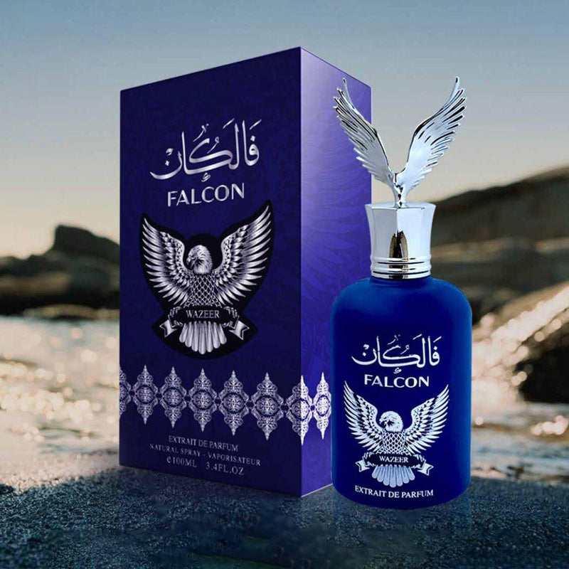 Falcon Wazeer by Wadi Al Khaleej Extrait De Parfum 100ml for Men - Tuzzut.com Qatar Online Shopping