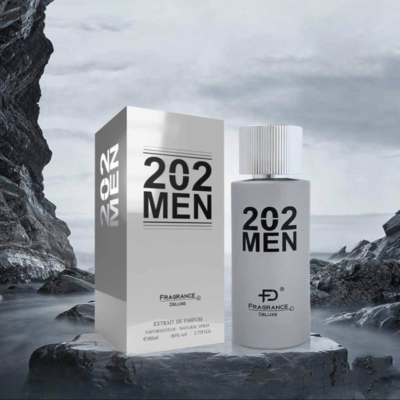 202 Men by DELUXE Extrait De Parfum 80ml for Men - Tuzzut.com Qatar Online Shopping