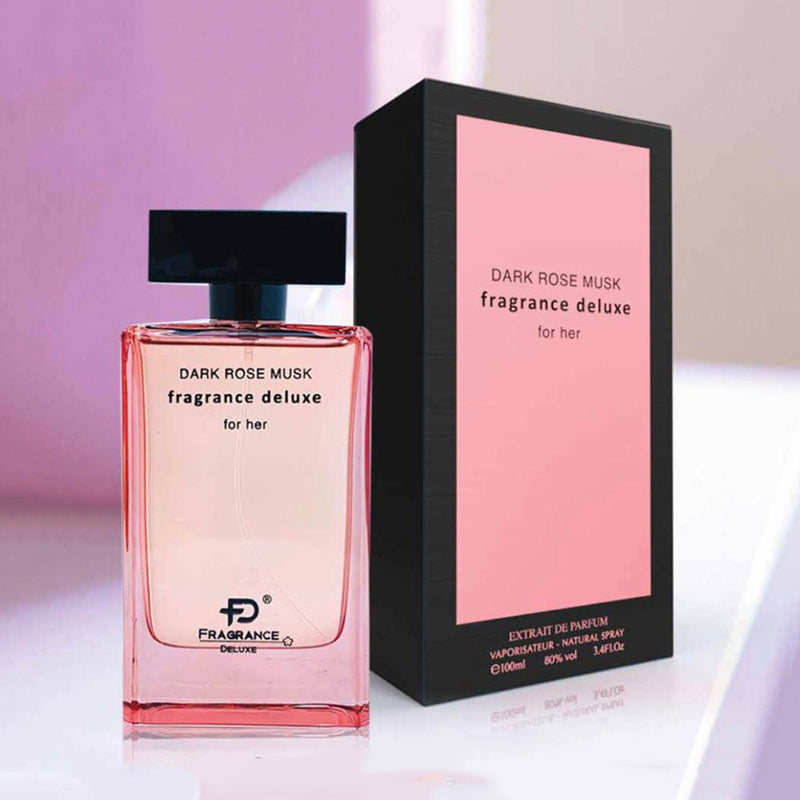 Dark Rose Musk by DELUXE Extrait De Parfum 100ml for Women - Tuzzut.com Qatar Online Shopping