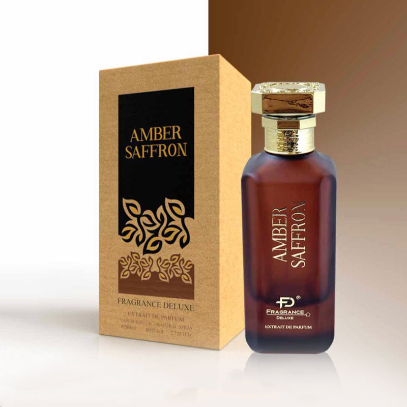 Amber Saffron by DELUXE, Extrait De Parfum 80ml - Tuzzut.com Qatar Online Shopping