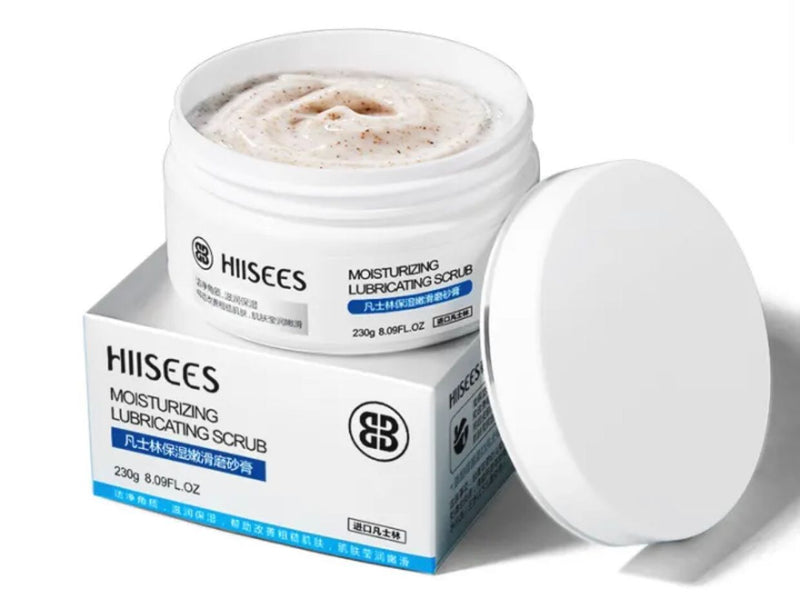 Hansevaseline Moisturizing and Smooth Facial Scrub 230G Exfoliating Body Whitening Full Body Pimple Hair Follicle Shower Gel