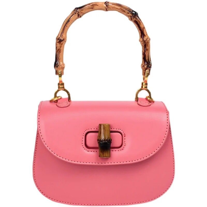 Fashion Retro Premium Small Shoulder Bag Bolso De Mano Women Purse And Handbag Bamboo Saddle Bag S4514842