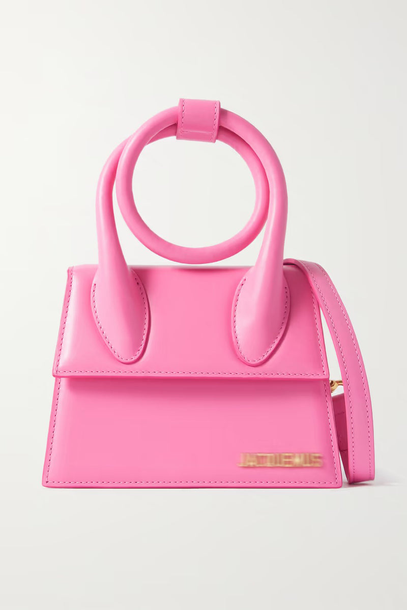 Pink Le Chiquito Noeud leather shoulder bag S134008