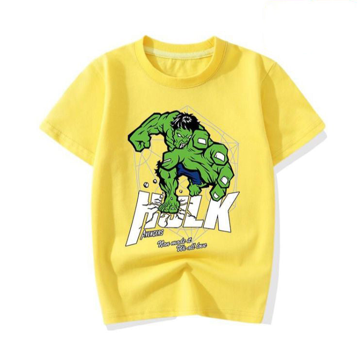 Kids Fahion Hulk Printed Dress S4522004 Kids Fahion Hulk Printed Dress S4522004