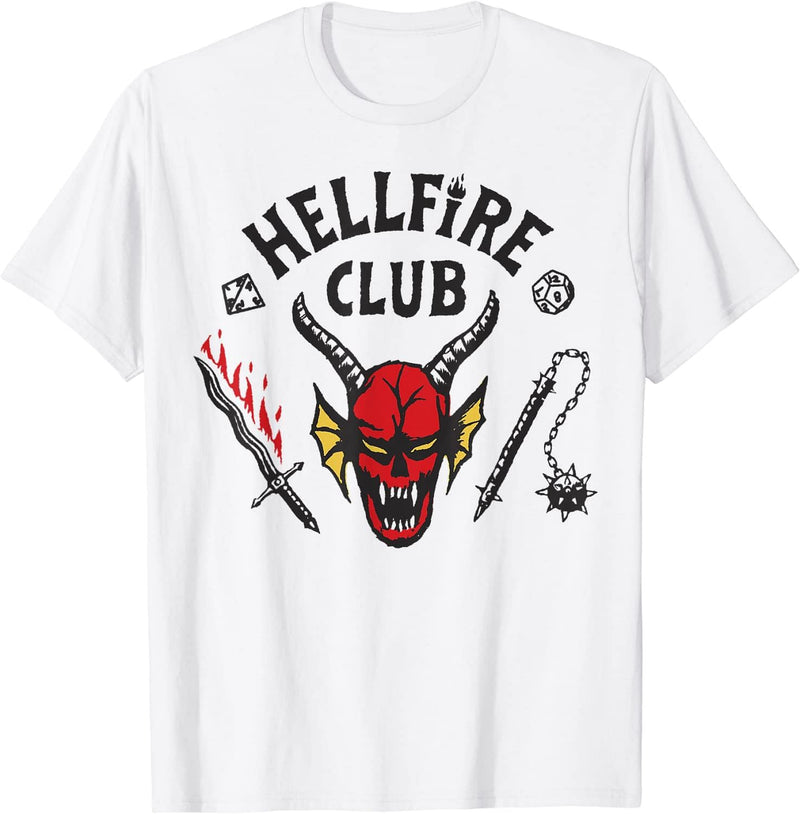 4 Hellfire Club Logo T-Shirt S4609657 - Tuzzut.com Qatar Online Shopping