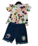 Cute Girls Fashion Top & Shorts X4451550 - Tuzzut.com Qatar Online Shopping