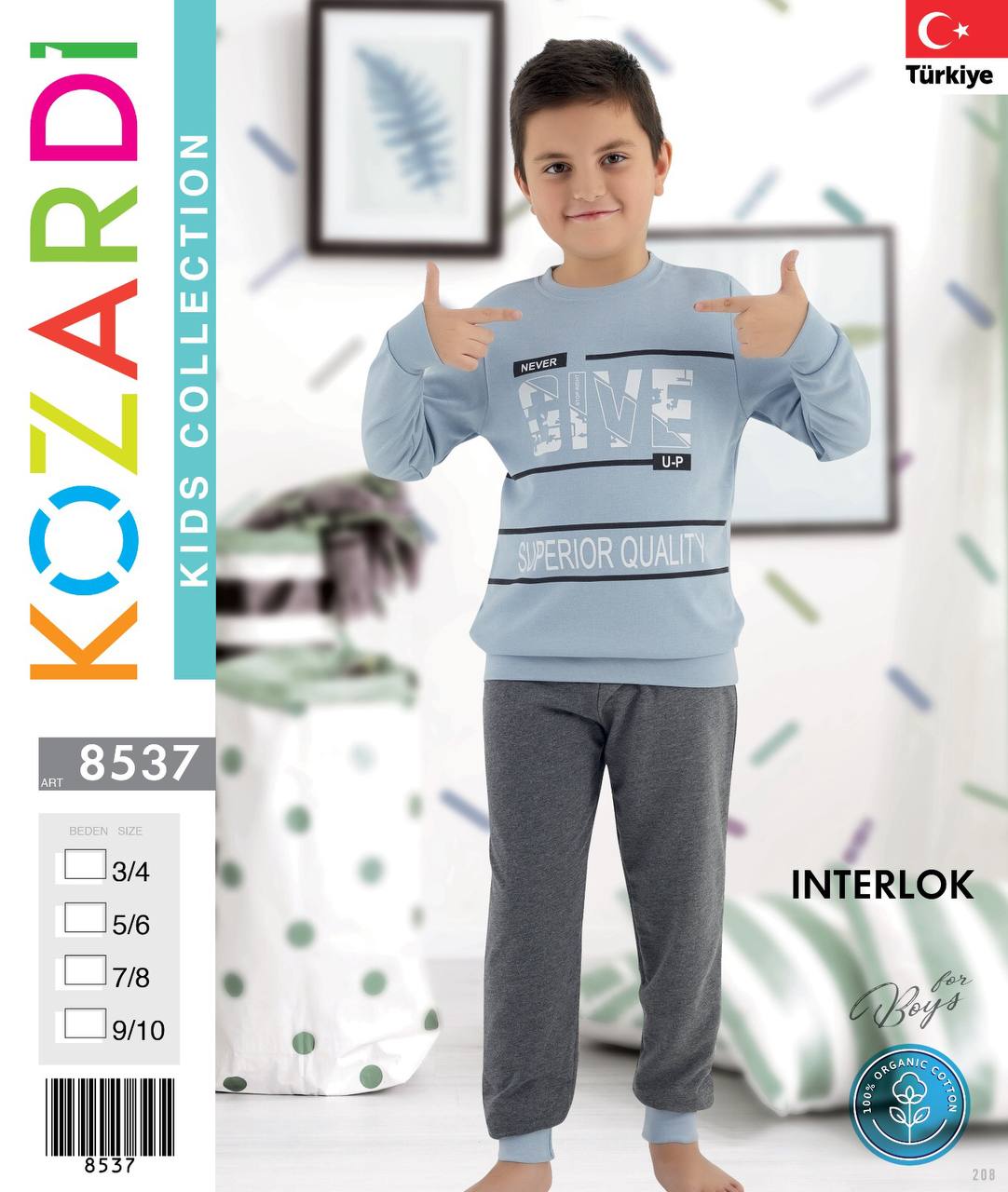 Children Fashion Turkey Nightwear Set Children Fashion Turkey Nightwear Set
