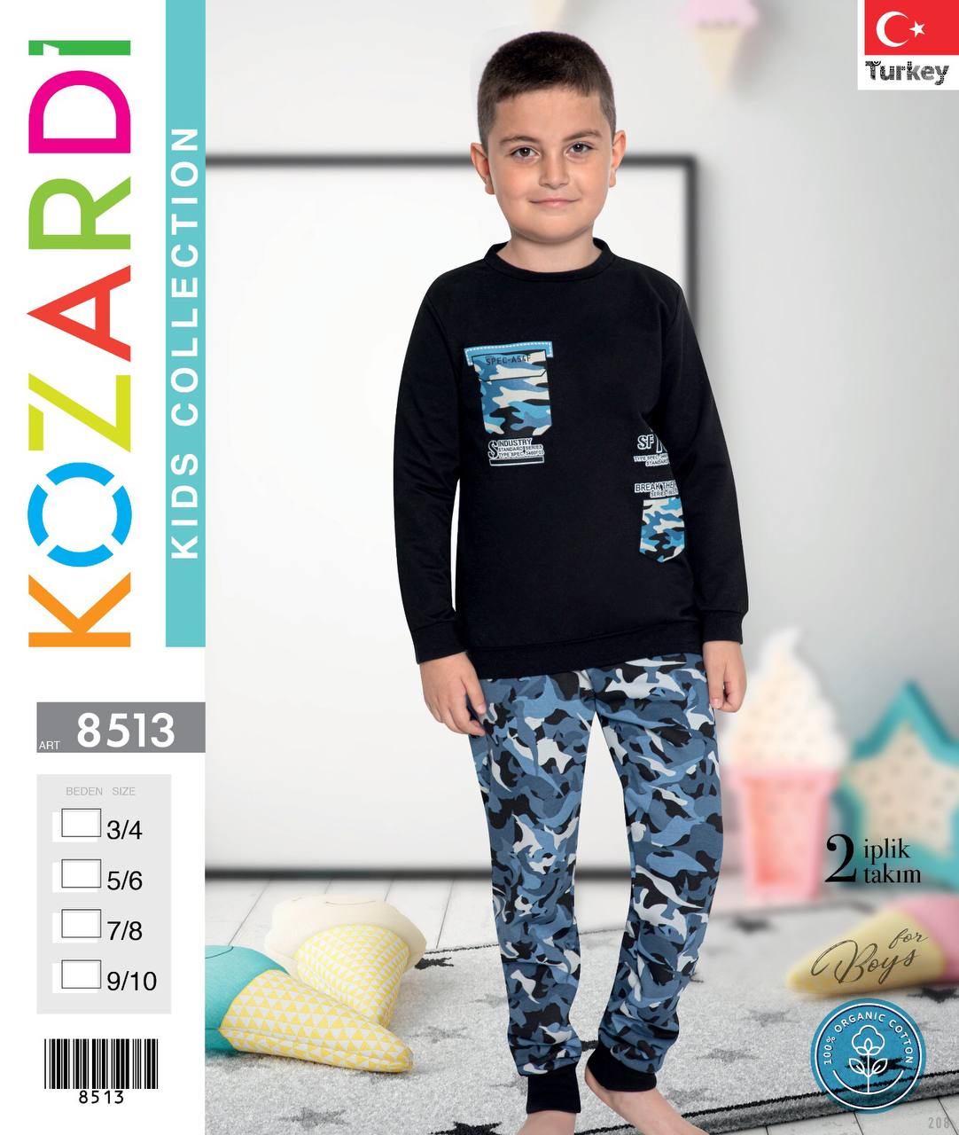 Children Fashion Turkey Nightwear Set Children Fashion Turkey Nightwear Set