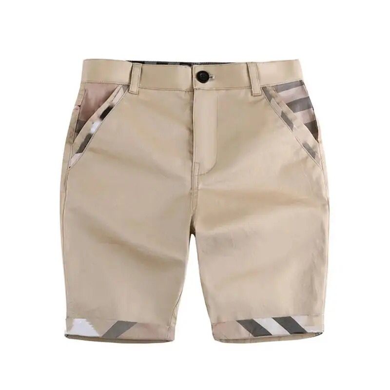 New Boy Shorts Summer Cotton Baby Casual Pants Plaid Fashion Boys Short Pants Children Clothing S4609029 - Tuzzut.com Qatar Online Shopping