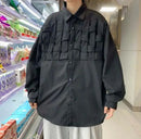 Shirts Men Long-sleeve Chic Solid Loose All-match Summer Breathable Fashion Streetwear Cool Teens Simple Youth Ins Casual Daily S4627801 - Tuzzut.com Qatar Online Shopping