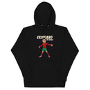 Men's Fashion Ronaldo Printed Black Hoodie S4764431 - Tuzzut.com Qatar Online Shopping