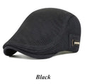 Men's Casual Hat Berets Cotton Caps For Spring Summer Autumn Cabbie Flat Cap Breathable Mesh Newsboy Beret Ivy Cap S4553826 - Tuzzut.com Qatar Online Shopping