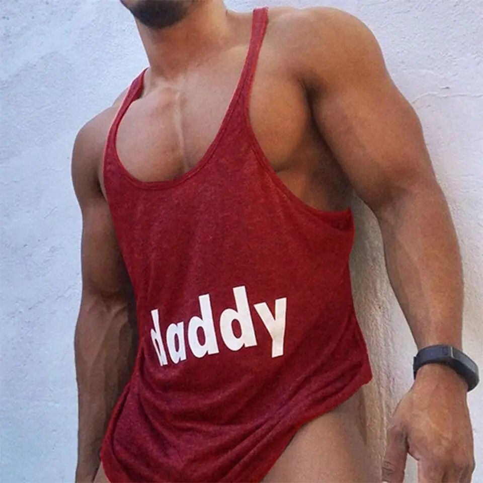 Men's Gym Workout Bodybuilding Tank Tops Cotton Y Back Fitness Print Singlet Tee S3097384 Men's Gym Workout Bodybuilding Tank Tops Cotton Y Back Fitness Print Singlet Tee S3097384