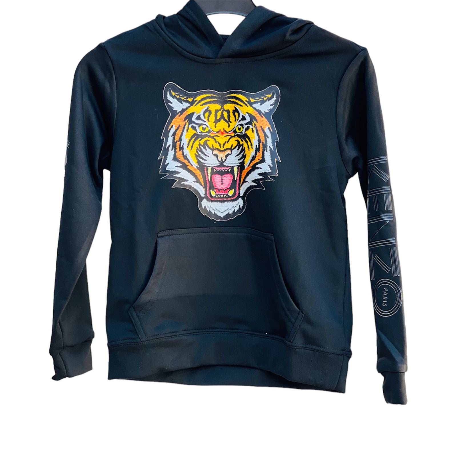 Kid's Fashion Black Printed Hoodie S2099950 Kid's Fashion Black Printed Hoodie S2099950