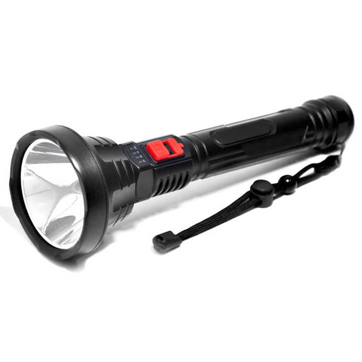5W High Power 300 Lumen LED Portable Torch Outdoor USB Rechargeable L-826 - Tuzzut.com Qatar Online Shopping