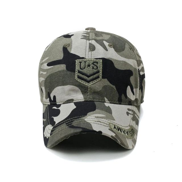 USA New Fashion Adjustable Unisex Army Camouflage Camo Cap Casquette Hat Baseball Cap Men Women Casual Desert Hat S1543826 - Tuzzut.com Qatar Online Shopping