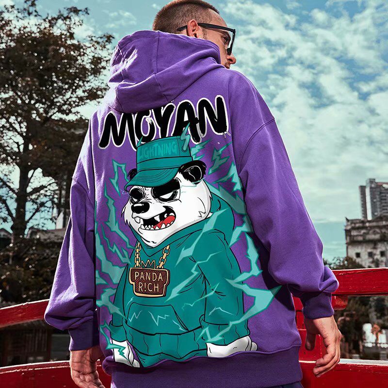 Winter New Sport Men's Super Dalian Hoodie Fashion China Flame Panda Print Hoodie X4459483 Winter New Sport Men's Super Dalian Hoodie Fashion China Flame Panda Print Hoodie X4459483