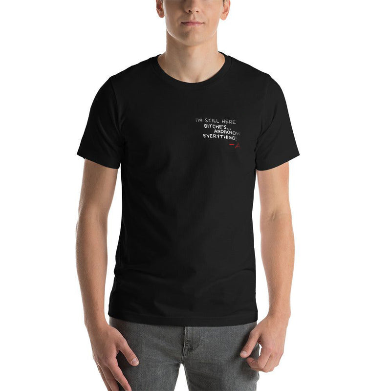 Men's Fashion Black T-Shirt S4545684 - Tuzzut.com Qatar Online Shopping