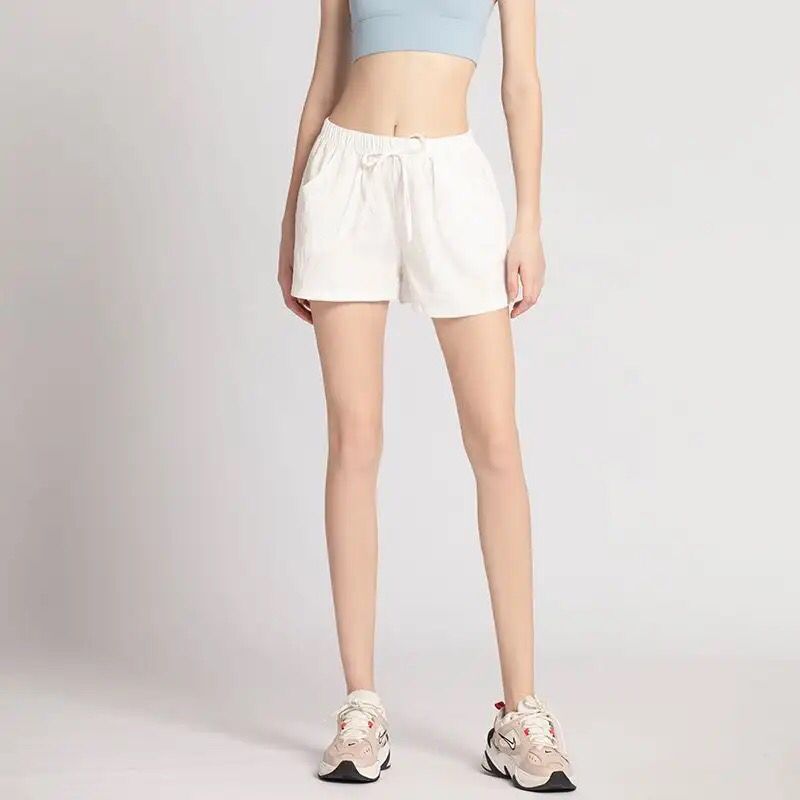 Cotton Linen Women Shorts Casual Loose High Waisted Harajuku Biker Short Pants Pantalones Mujer Verano S3615096 - Tuzzut.com Qatar Online Shopping