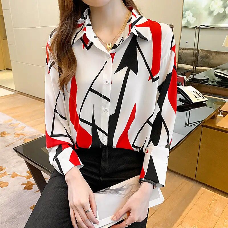ZANZEA Women Long Sleeve Tops Tees Spring Summer Printed Shirts Casual Loose Chemise Oversized Office Lady Blusa Femininas S4340836 ZANZEA Women Long Sleeve Tops Tees Spring Summer Printed Shirts Casual Loose Chemise Oversized Office Lady Blusa Femininas S4340836