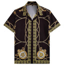 3D Ethnic Pattern Mens Shirt Short Sleeve African Style Man Top Tees Spring and Summer Clothes European and American Style S4431469 - Tuzzut.com Qatar Online Shopping