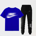 2 Pcs Men's Fashion T-Shirt & Shorts Set X1021052 - Tuzzut.com Qatar Online Shopping