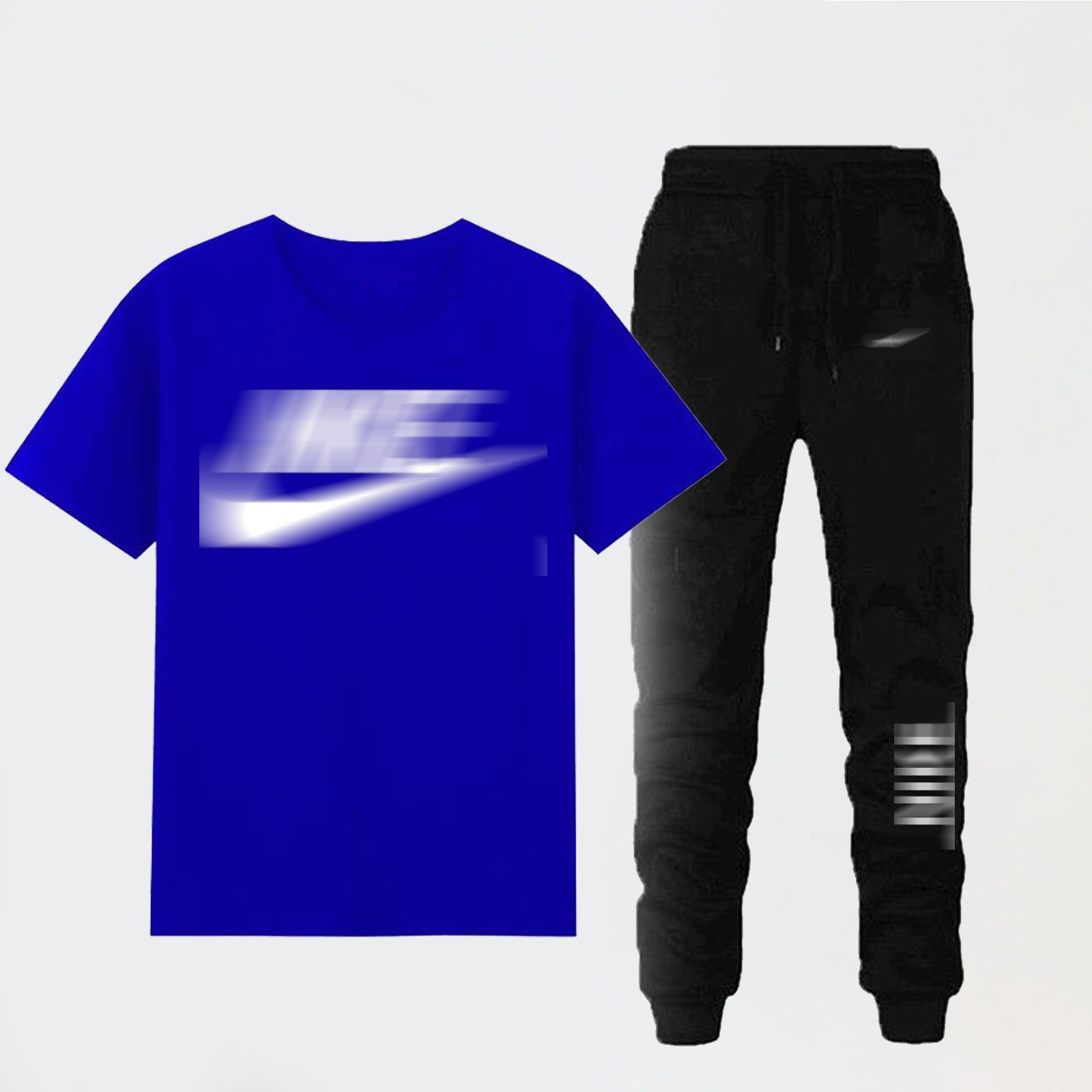 2 Pcs Men's Fashion T-Shirt & Shorts Set X1021052 2 Pcs Men's Fashion T-Shirt & Shorts Set X1021052