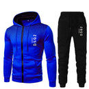 Men's Sportswear Two Piece Set Warm Jackets and Pants Tracksuit Zipper Coats Outdoor Hoodies Sports Suits Jogging S4673764 - Tuzzut.com Qatar Online Shopping