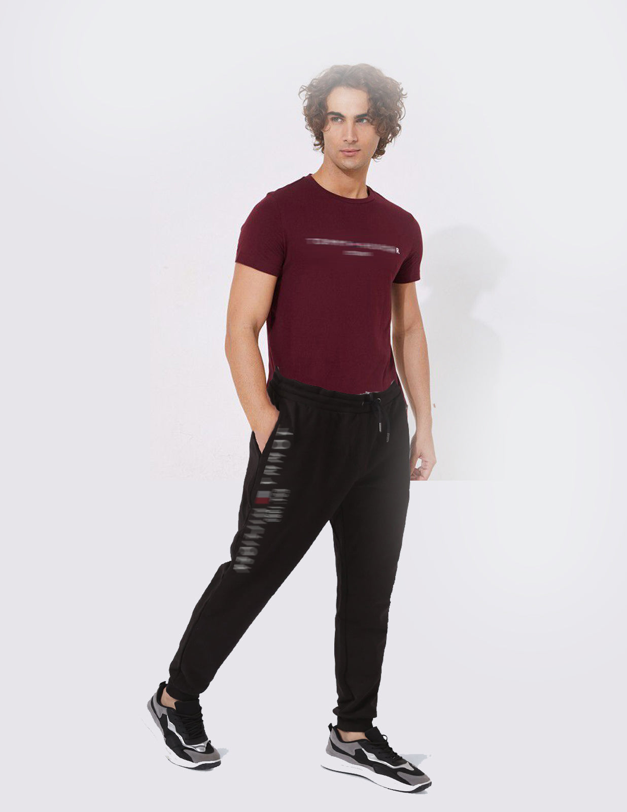 2 Pcs Men's Fashion T-Shirt & Shorts Set S524798 2 Pcs Men's Fashion T-Shirt & Shorts Set S524798