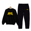 2 Pcs Men's Fashion Oversized T-Shirt & Track set S201520 - Tuzzut.com Qatar Online Shopping