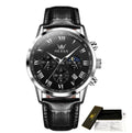 Men's Fashion Leather Strap Watch for Men W201350 - Tuzzut.com Qatar Online Shopping