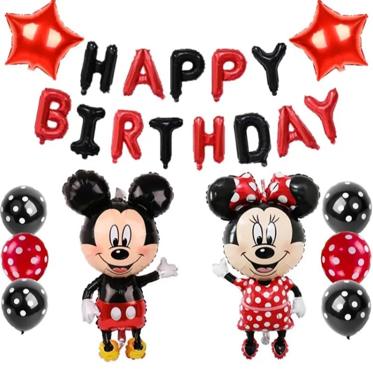 1set Mickey Mouse Birthday Party Decorations Kids Latex Balloons Arch Set Baby Shower Minnie Mouse Party Supplies Air Toys Gifts X3515744 - Tuzzut.com Qatar Online Shopping