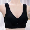 Women's Bra Front Buckle Underwear Ladies Cotton Vest Bra Sports Large Size No Steel Ring Underwear Women Bra Plus Size Lingeri X4442445 - Tuzzut.com Qatar Online Shopping