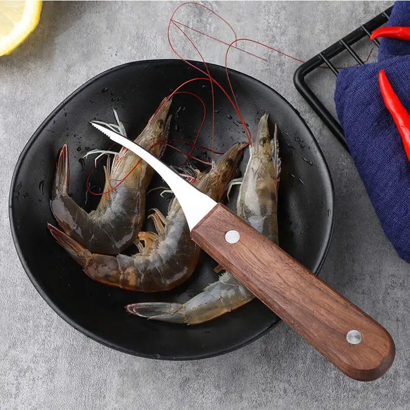 Multi-purpose Knife Sharp Remove Shrimp Line Belly To Remove Shrimp Line Kitchen Gadget Stainless Steel Peel Shrimp X3136100 - Tuzzut.com Qatar Online Shopping