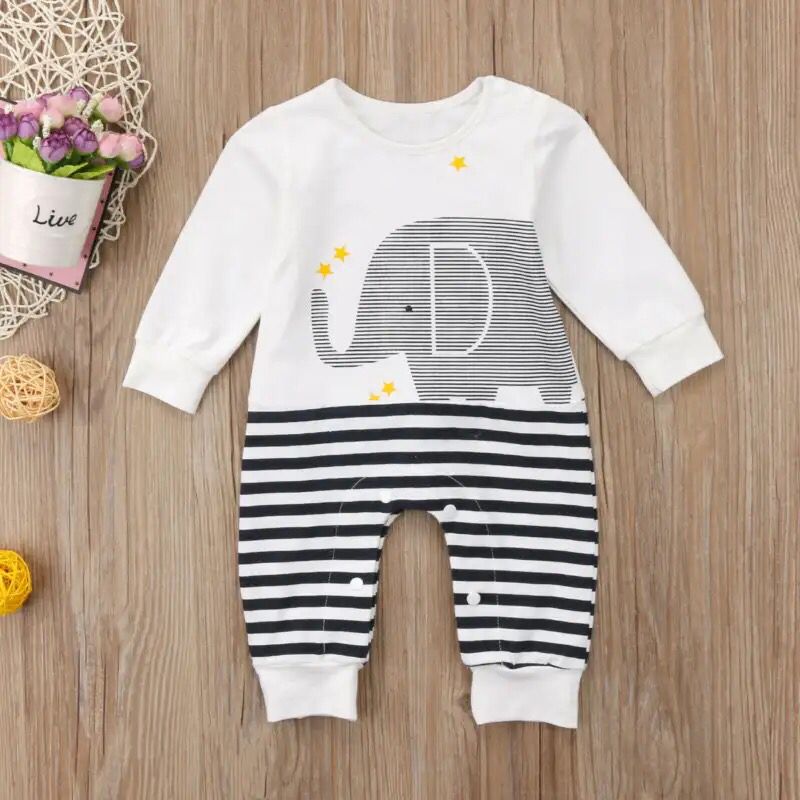Baby Hooded Rompers Winter Boy Girl Clothes Newborn Thick Cotton Outfit Newborn Jumpsuit Children Costume toddler romper X4203511 - Tuzzut.com Qatar Online Shopping