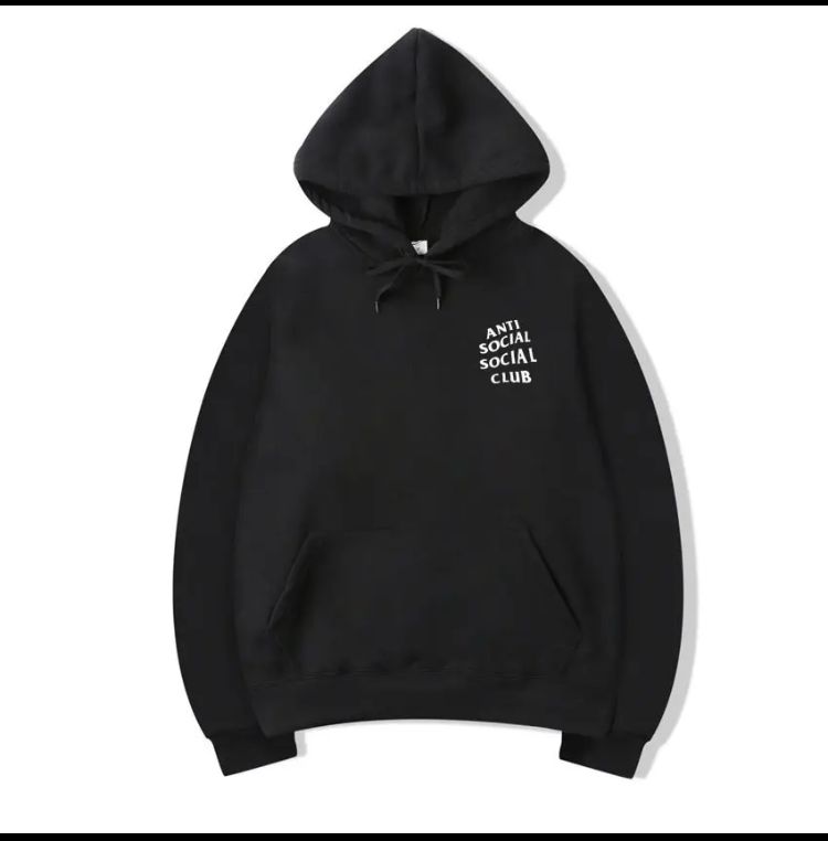 New Men's Women's Hoodie Sweatshirts Fashion Solid Black Hooded Hip Hop Fleece Hoodie Men Brand Hoodie Streetwear X1464111 - Tuzzut.com Qatar Online Shopping