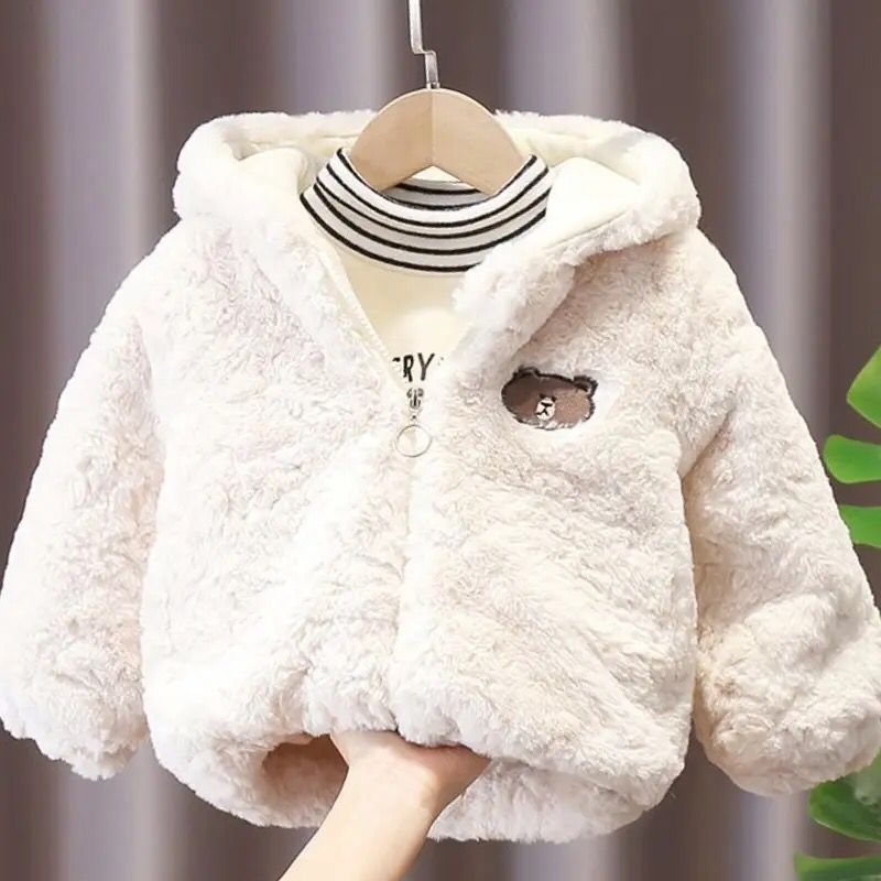 Boys In Autumn and Winter Plus Velvet Thickened Foreign Jacket, Emale Baby Winter Clothes Baby Warm Clothes Children's Clothing, X4737551 - Tuzzut.com Qatar Online Shopping