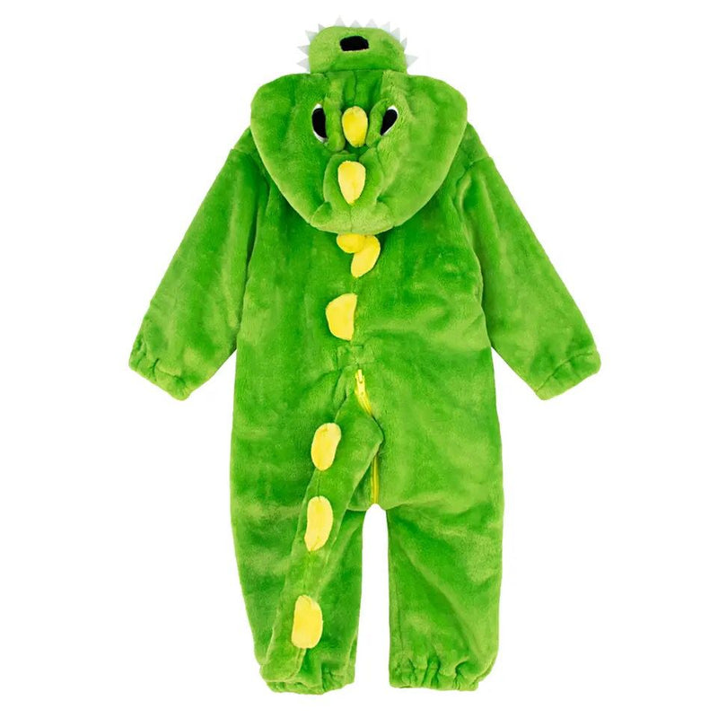 Baby Flannel Romper Boys Girls Christmas Winter Outfit Infant Dinosaur Animal Cartoon Hooded Pajamas Thick Warm Jumpsuit S4704193 - Tuzzut.com Qatar Online Shopping