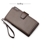Baellerry Men PU Leather 3 Fold Long Wallet Money Purse Coin Pocket Clutch Hand Bag Card Holder - ZX-AS016-3 - Tuzzut.com Qatar Online Shopping