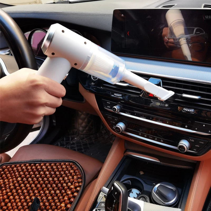 Wireless Car Vacuum Cleaner Rechargeable High Suction Mini Vacuum Cleaner S254254 - Tuzzut.com Qatar Online Shopping