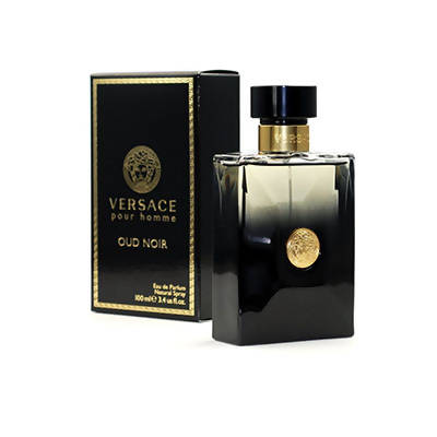 Versace Pour Homme Oud Noir Eau de Parfum - 100 ml (For Men) - Tuzzut.com Qatar Online Shopping